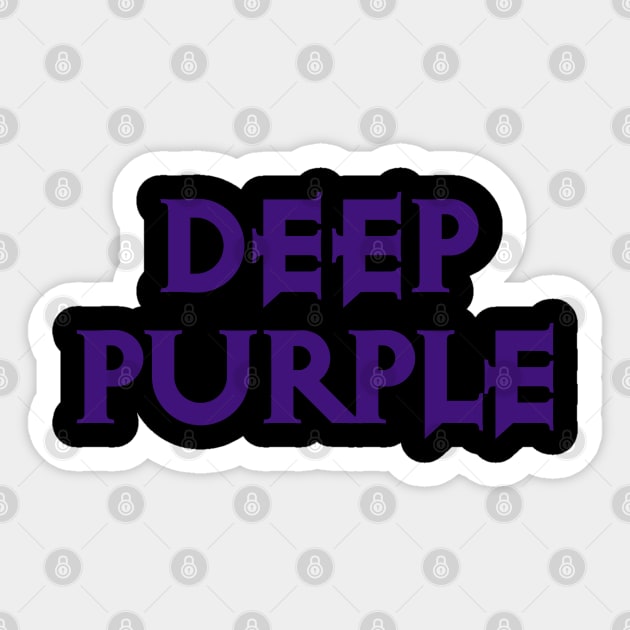 Deep Purple Sticker by MichaelaGrove